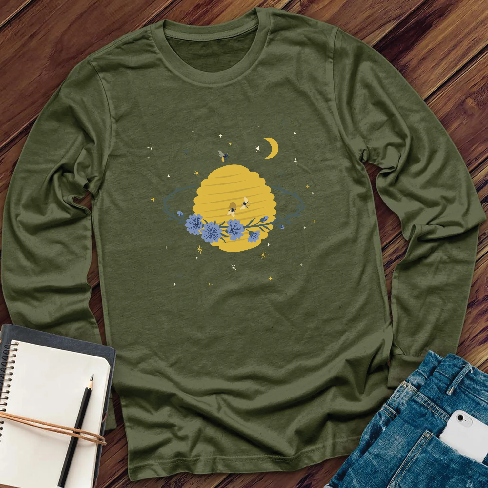 Cosmic Beehive Planet Long Sleeve