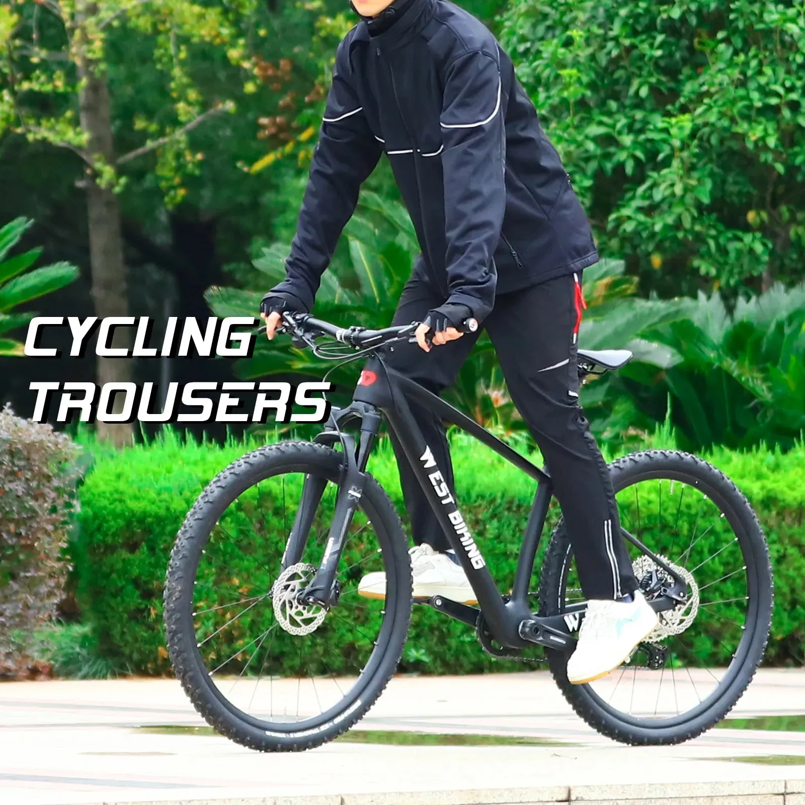 Cycling Pants Windproof Bicycle Pants Quick Drying Riding Bike Pants Fishing Fitness Trousers Sport Equipment