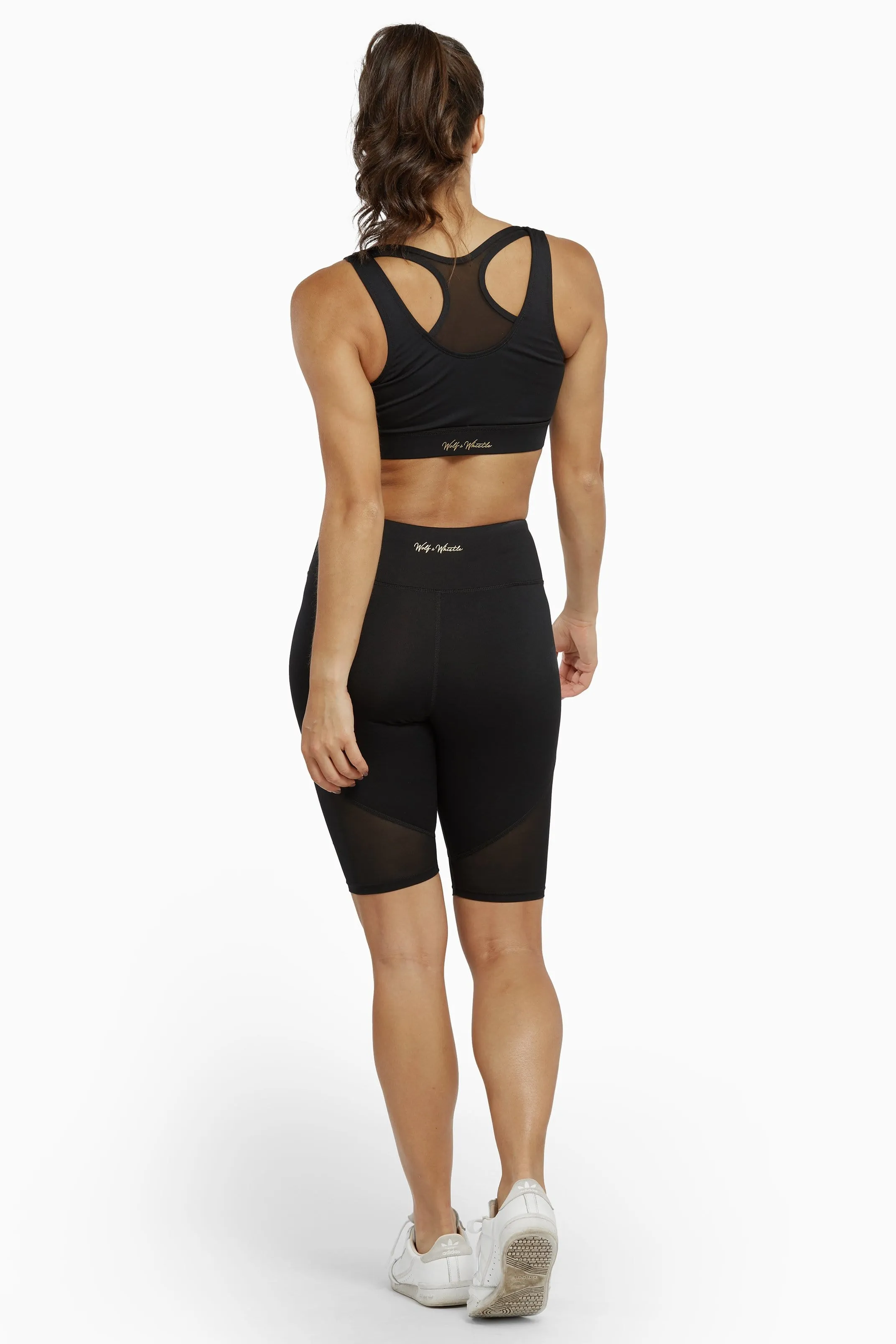 Cycling Shorts with Mesh Panel