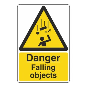 Danger Falling Objects Sign