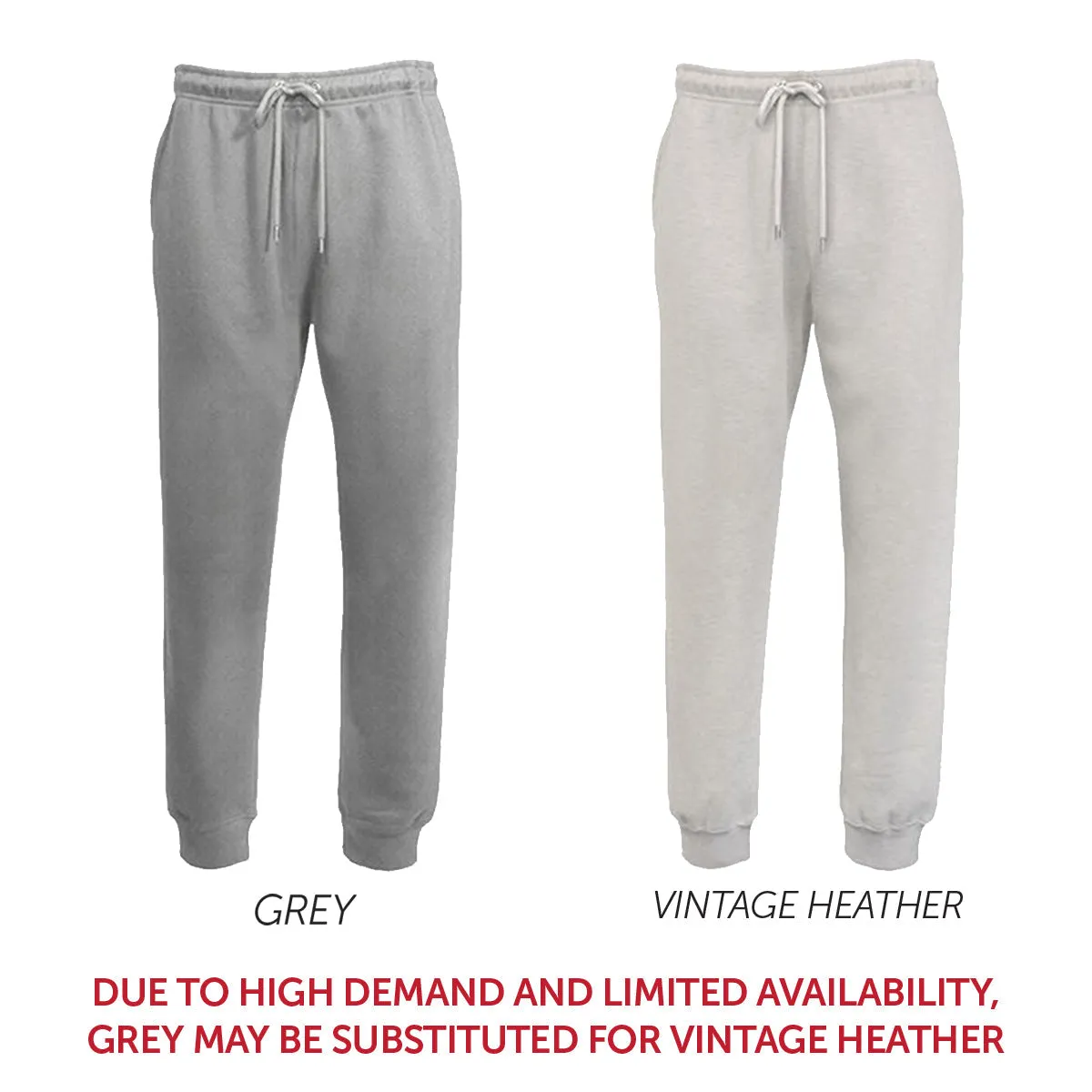 Delta Sig Vintage Grey Classic Joggers