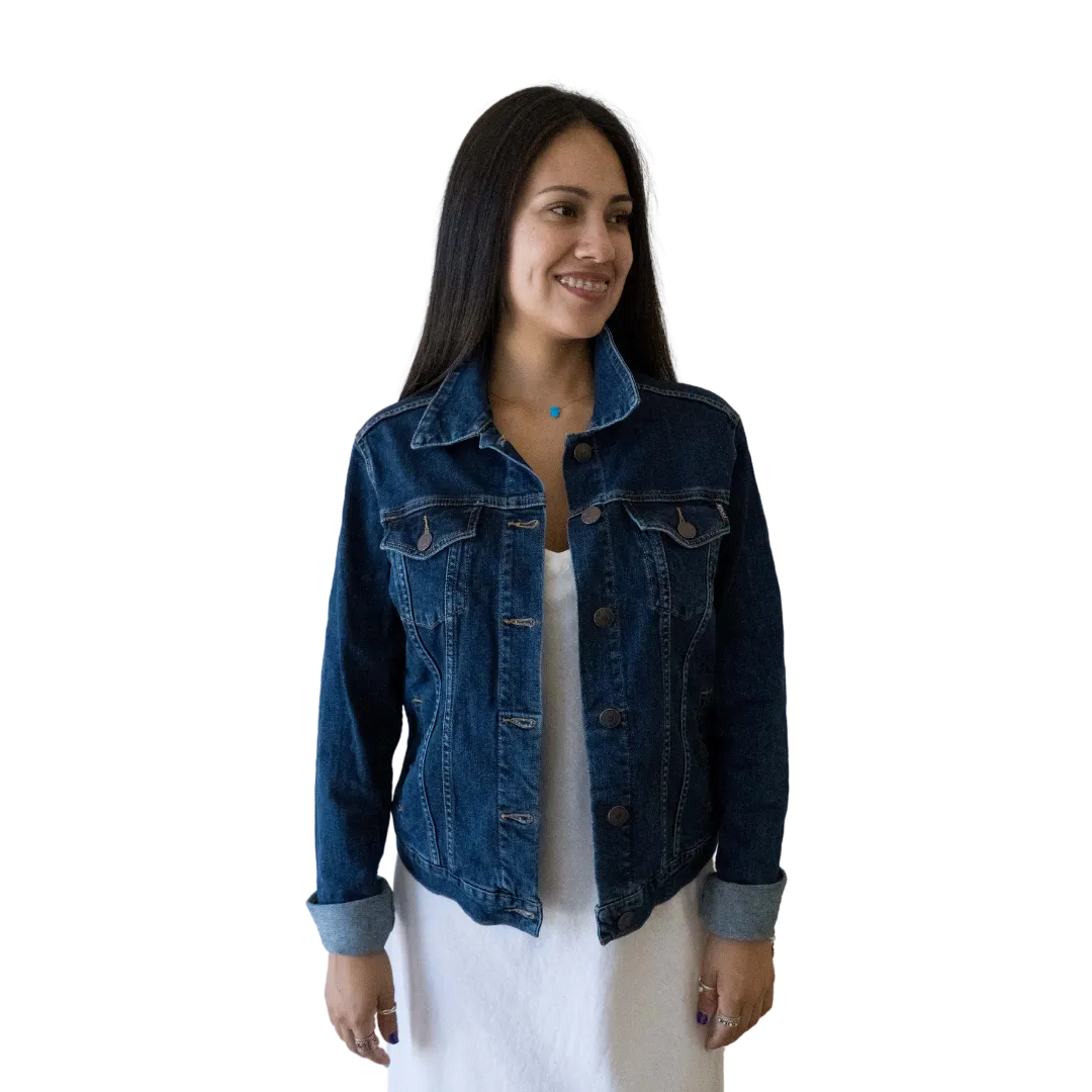 Denim Jacket Otomi White