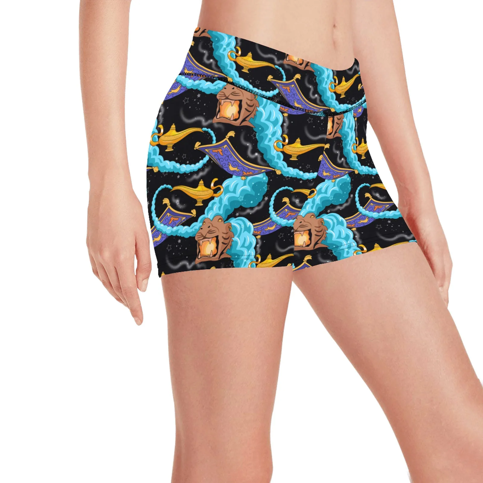 Disney Aladdin Cave Of Wonders Women's Short Leggings