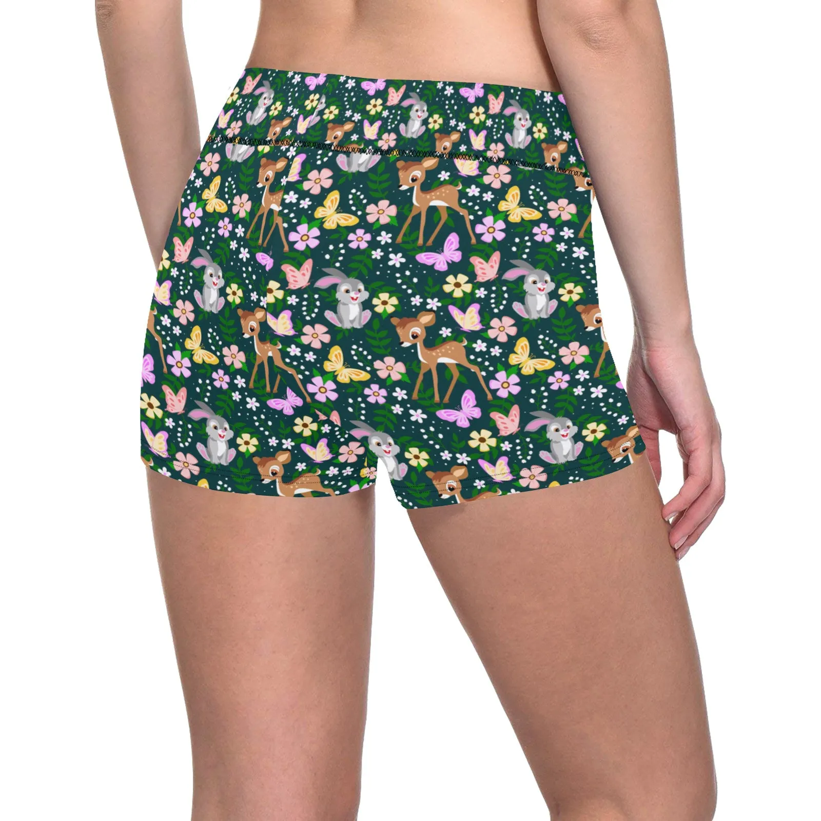 Disney Bambi Forest Friends Women's Short Leggings