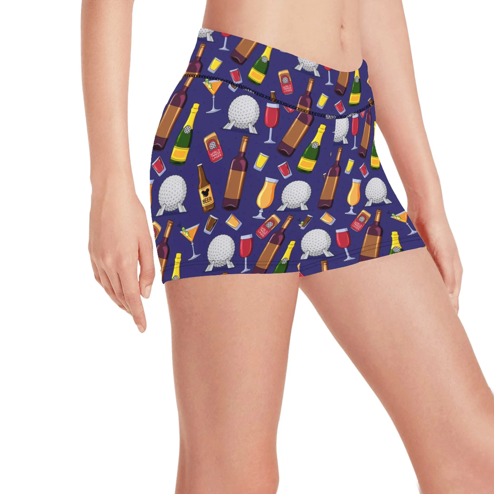 Disney Epcot Drink Around The World Women's Short Leggings