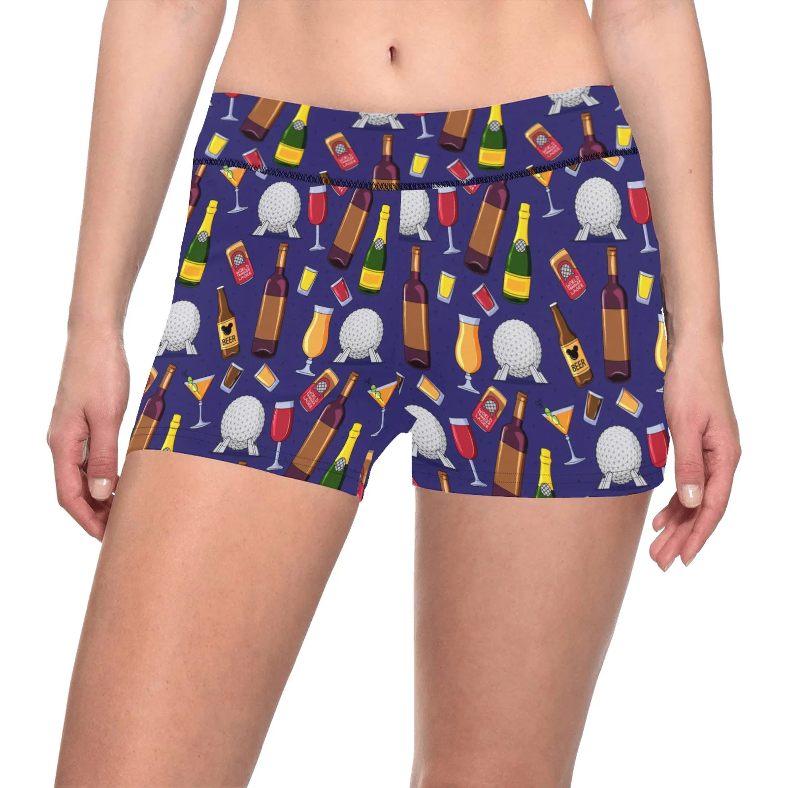 Disney Epcot Drink Around The World Women's Short Leggings