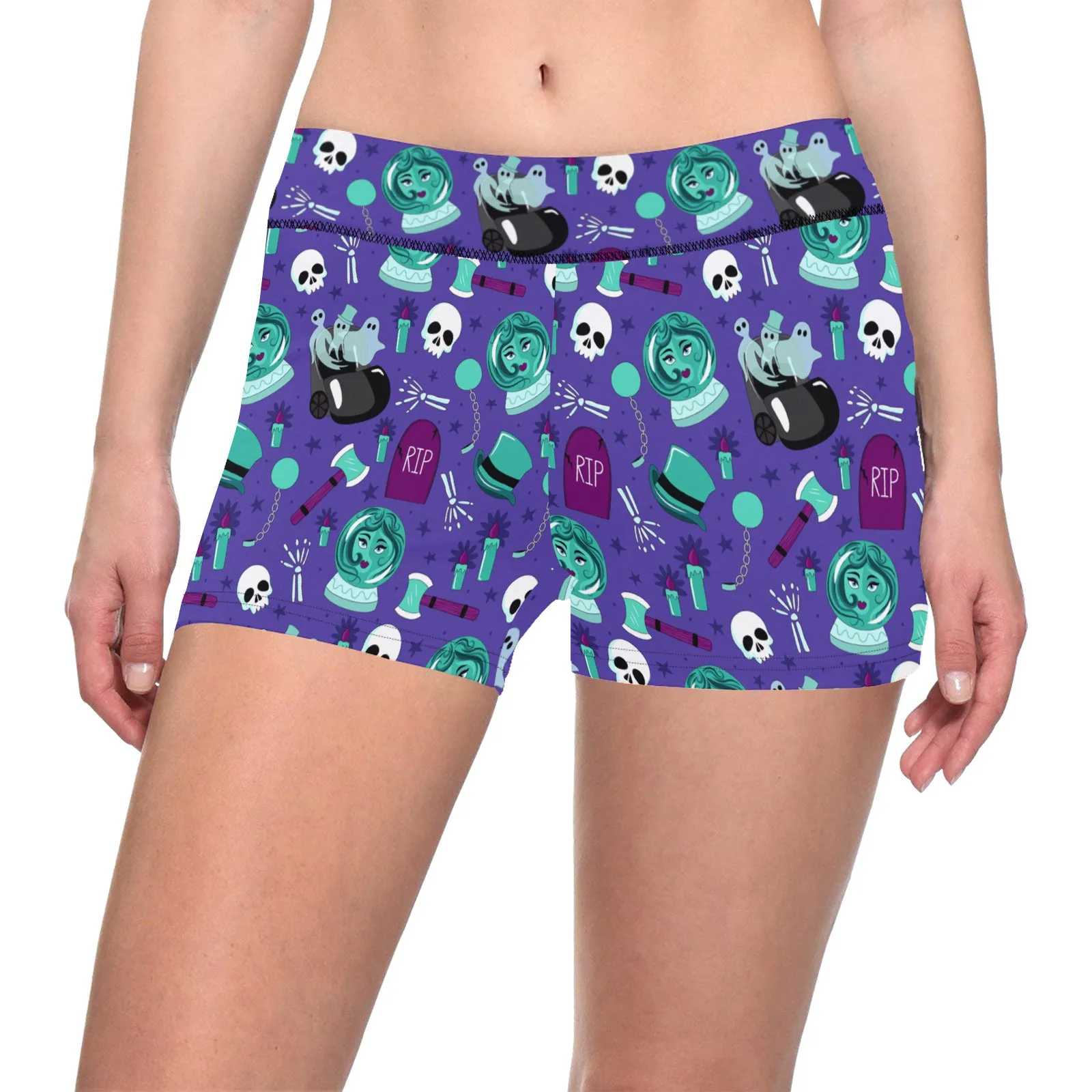 Disney Haunted Mansion Haunted Ride Women's Short Leggings