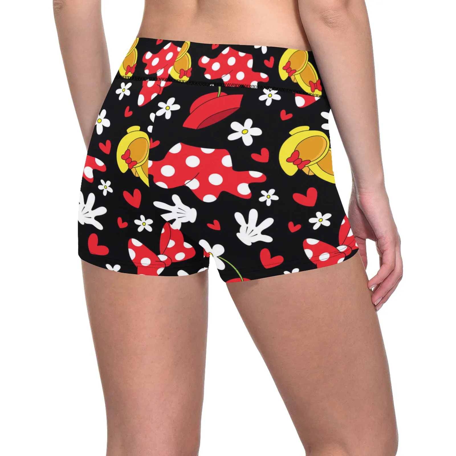 Disney Minnie Mouse All About The Bows Women's Short Leggings