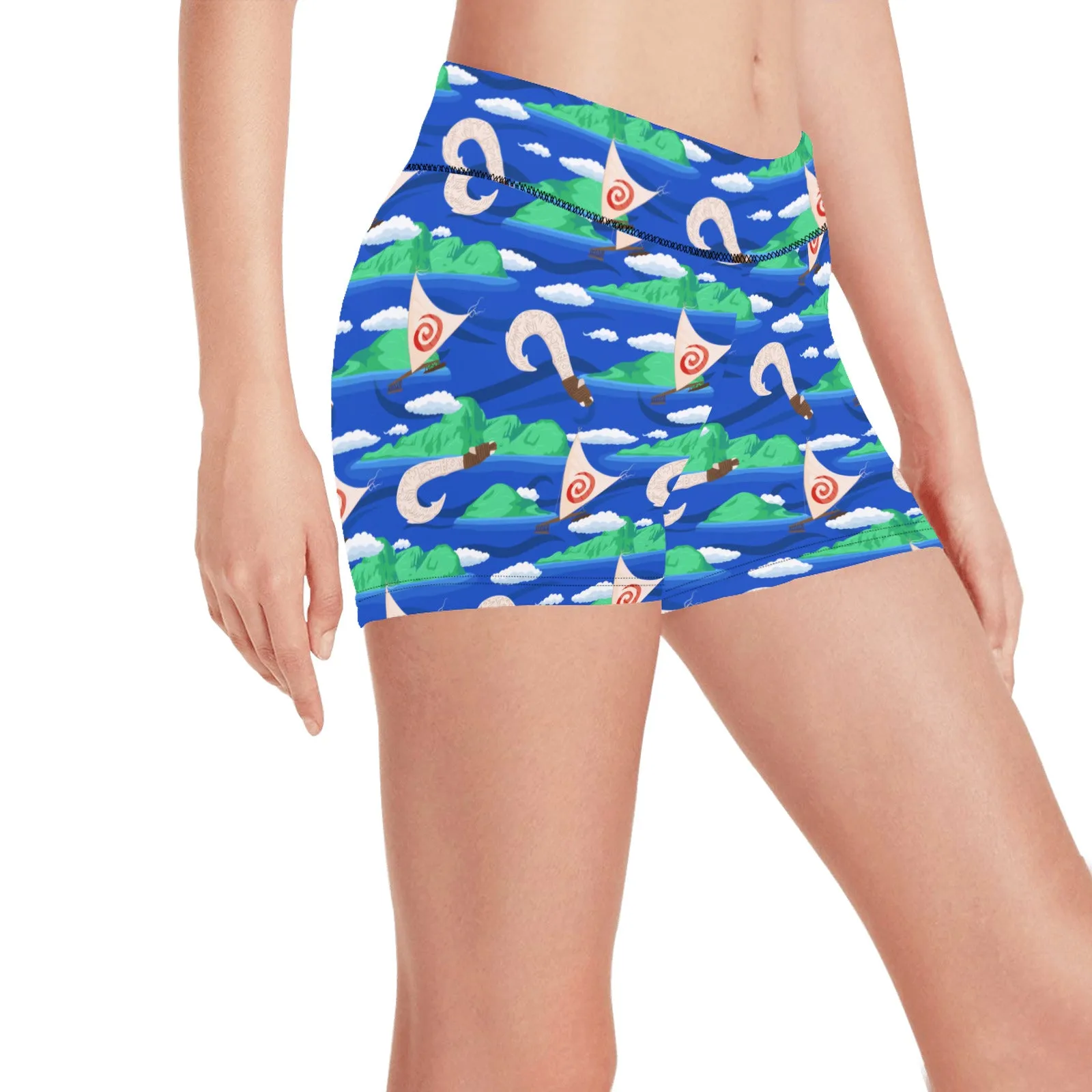 Disney Moana Make Way Make Way Women's Short Leggings