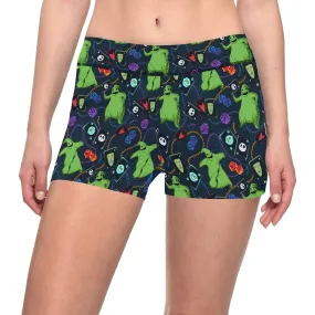 Disney Nightmare Before Christmas Oogie Cards And Dice Women's Short Leggings