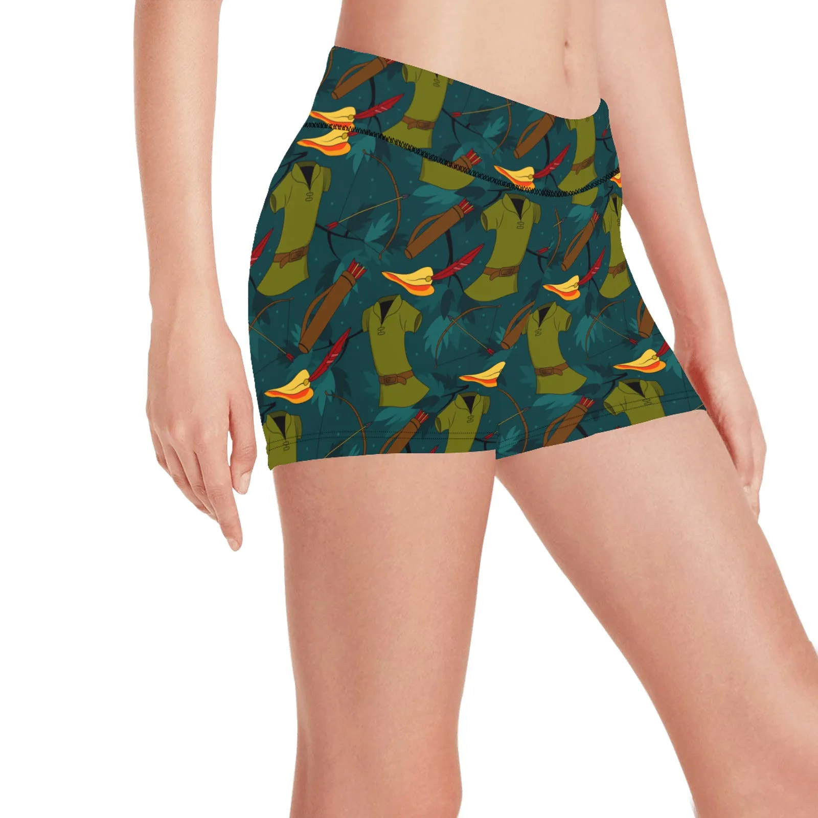 Disney Robin Hood Never Rob We Borrow Women's Short Leggings