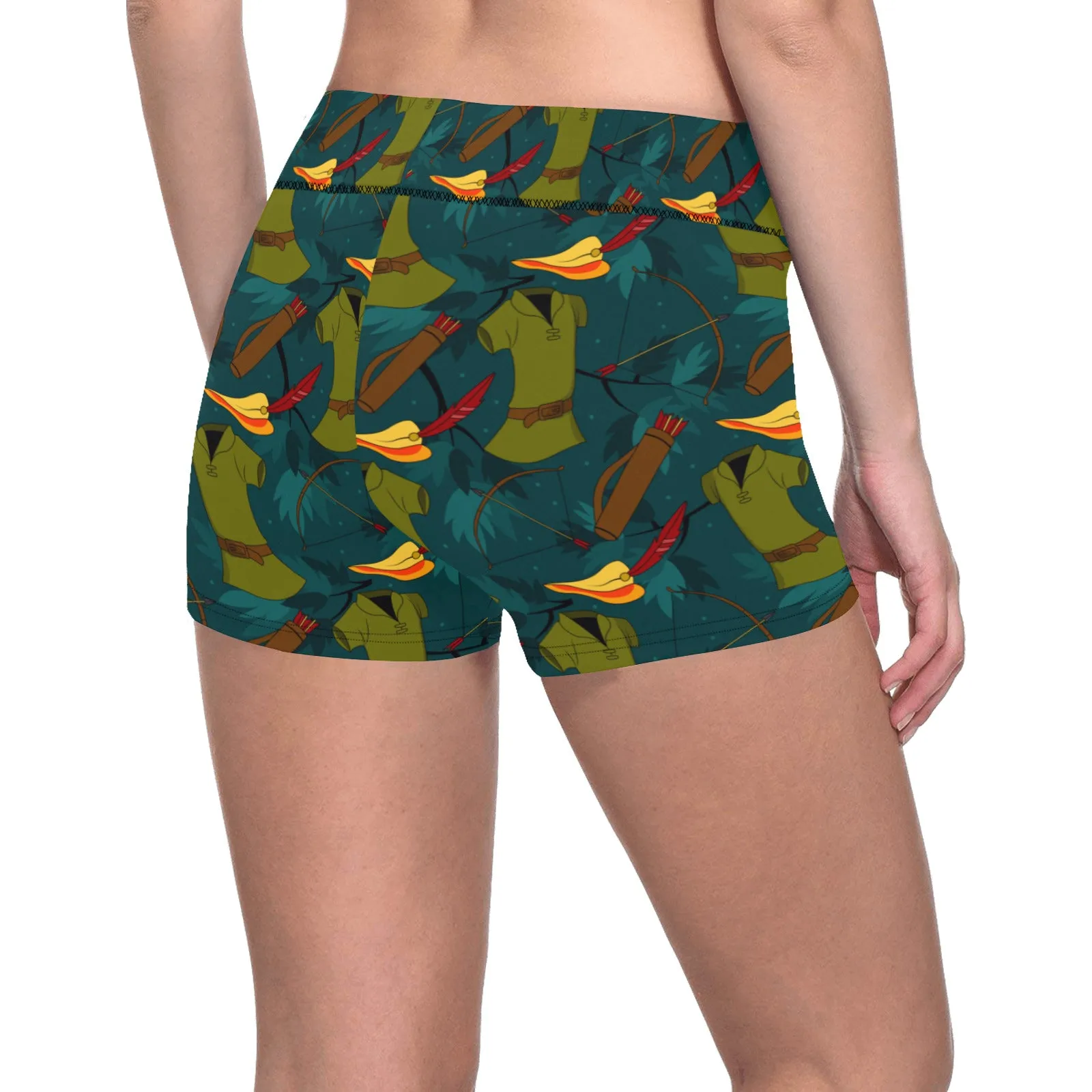 Disney Robin Hood Never Rob We Borrow Women's Short Leggings