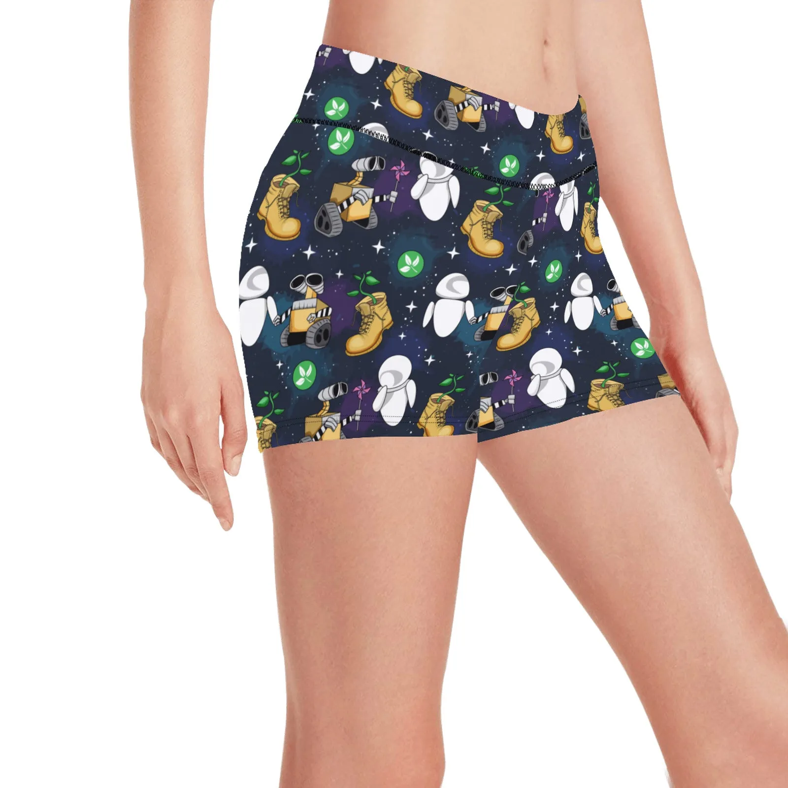 Disney Wall-E Love Needs No Words Women's Short Leggings