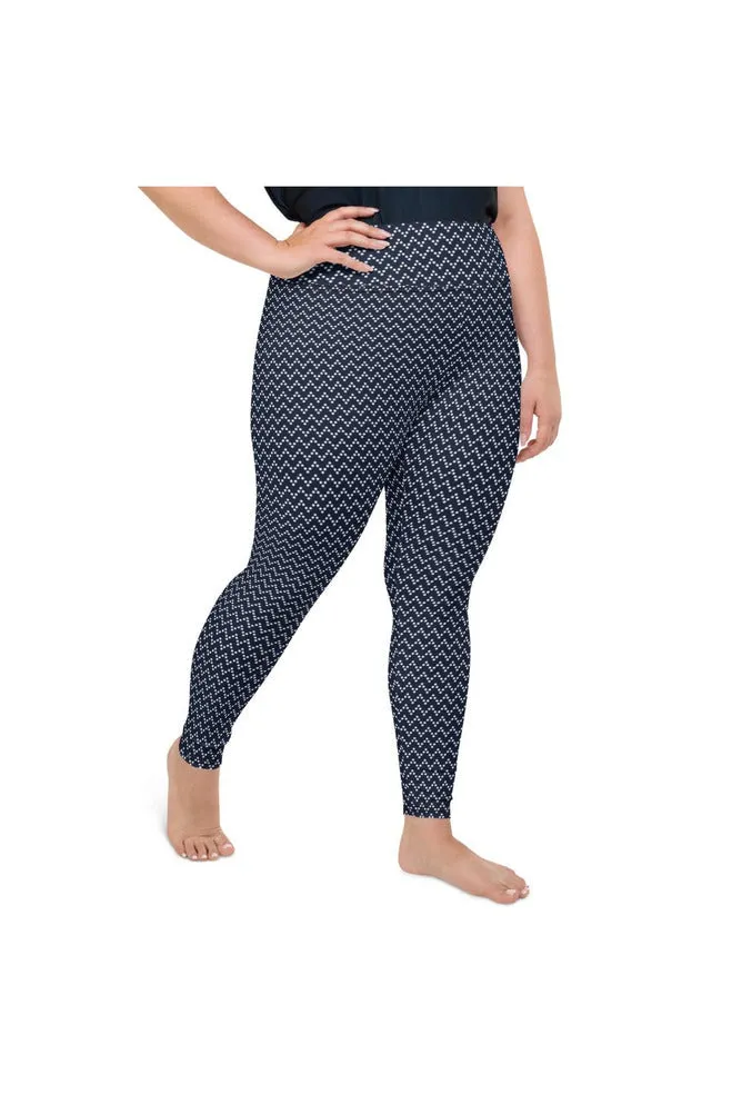 Dot Matrix Plus Size Leggings