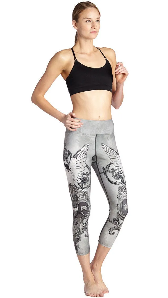 Dove - Triathlon Capri Leggings - CUSTOM ORDER