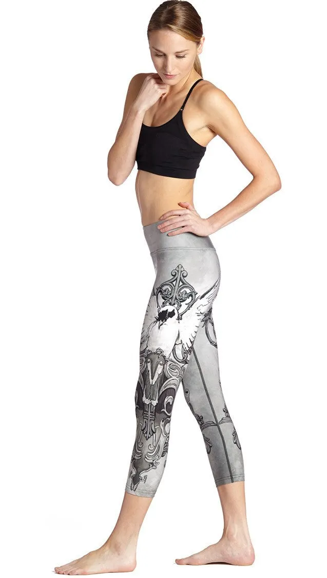 Dove - Triathlon Capri Leggings - CUSTOM ORDER