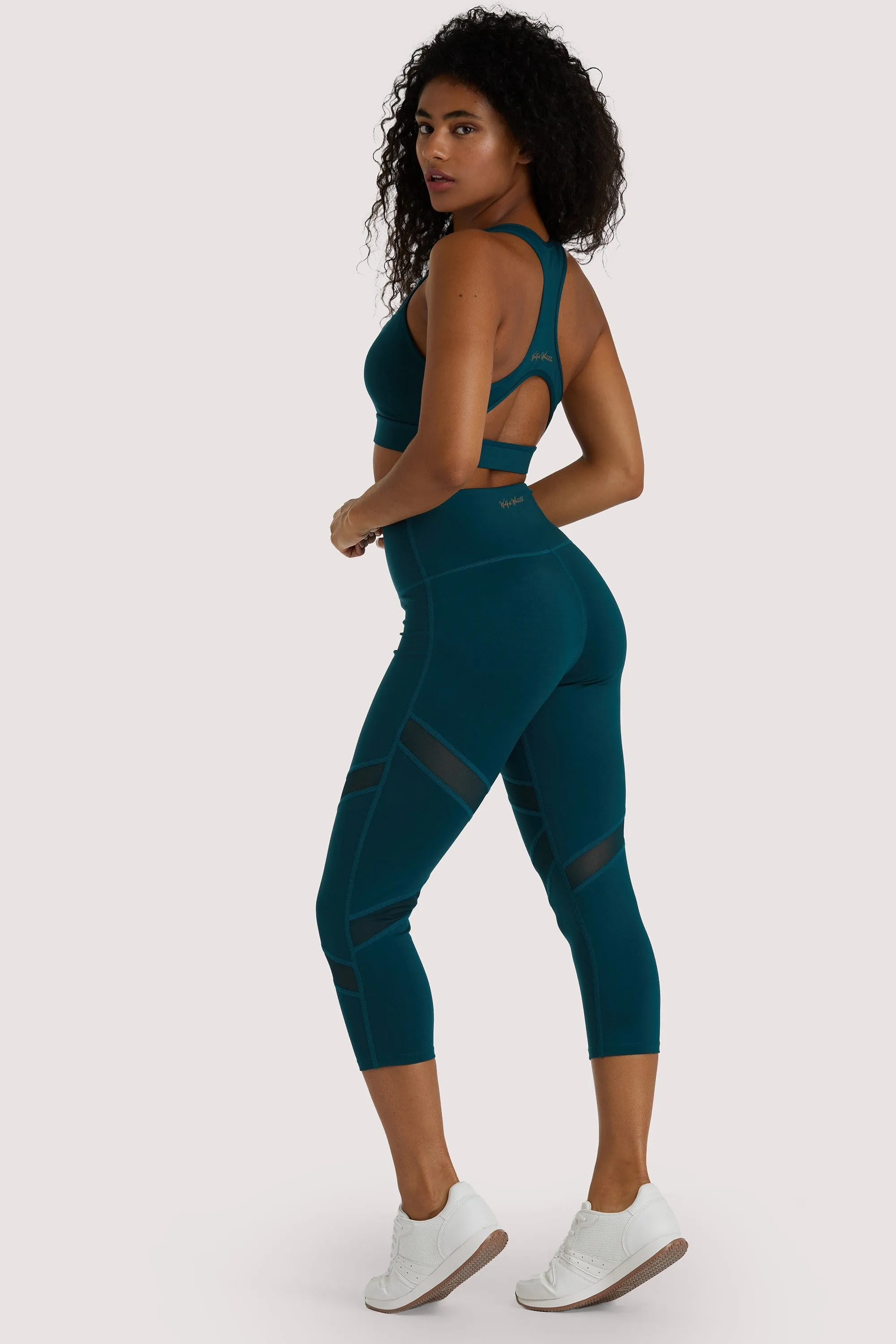 Eco Teal Crop Legging