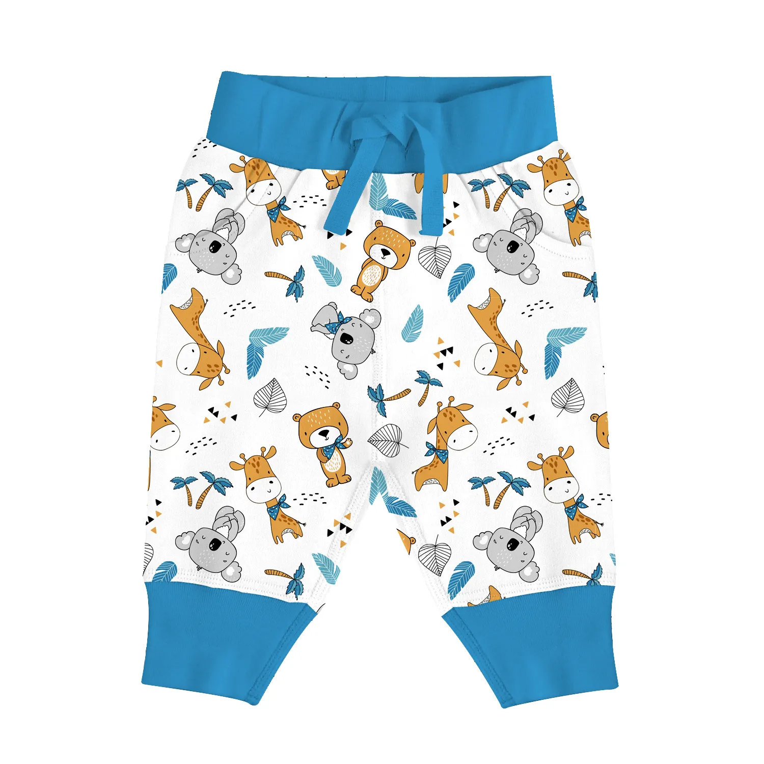 Endanzoo Organic Cuff Pant - Jungle Cuties