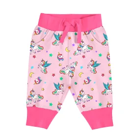 Endanzoo Organic Cuff Pant - Rainbow Unicorns