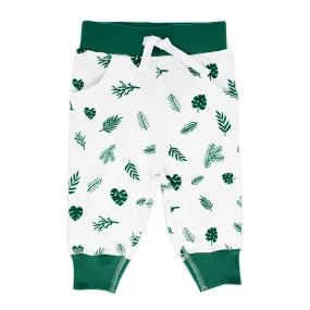 Endanzoo Organic Cuff Pant - Tropical Leaves