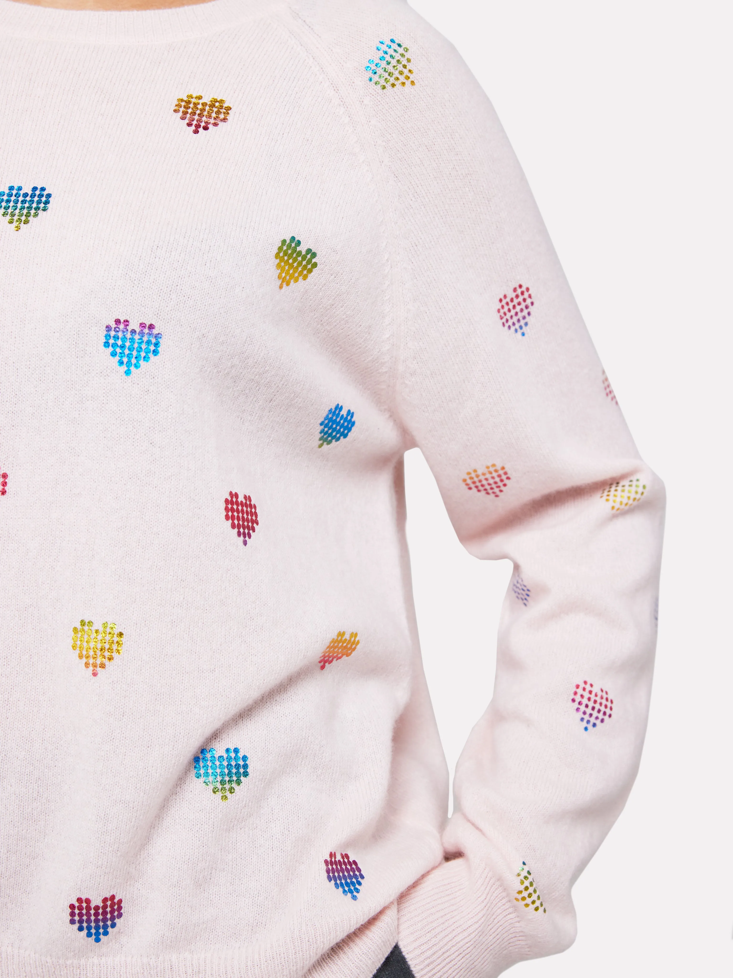 Foil Heart Jumper