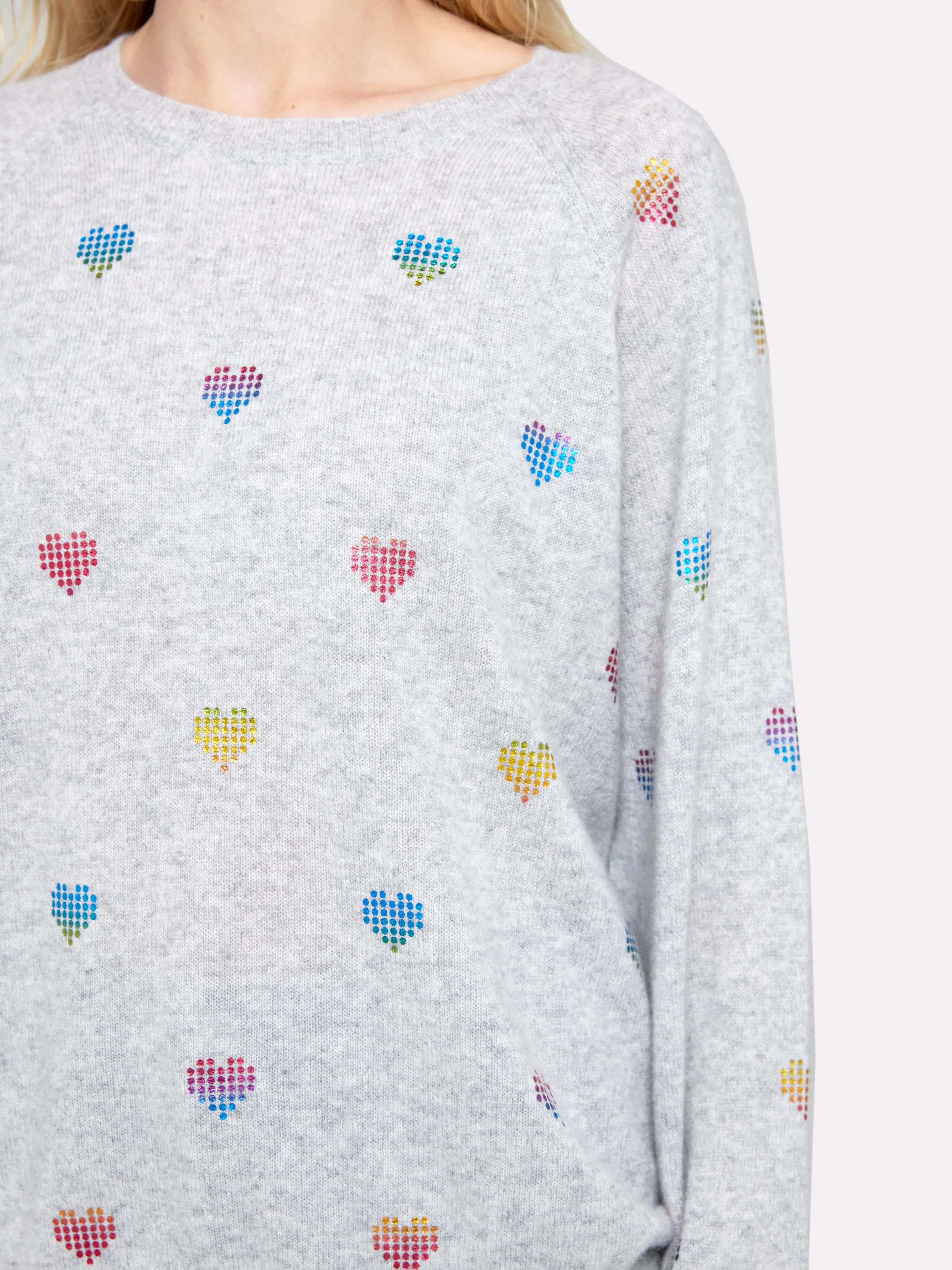 Foil Heart Jumper