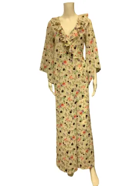 Free People Floral Maxi Dress Size: S