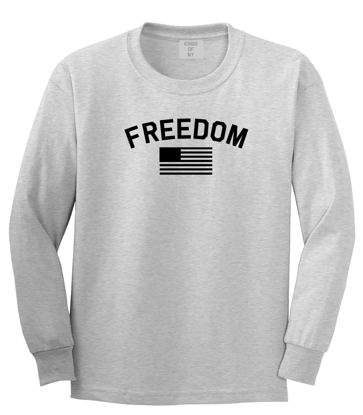 Freedom Flag Mens Long Sleeve T-Shirt