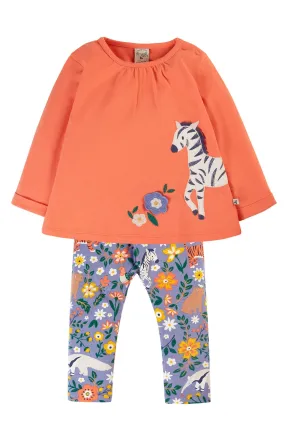 Frugi Opal Outfit - Cantaloupe Friends