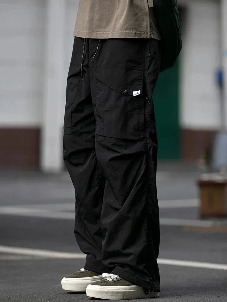 Functional Ripstop Wide Cargo Pants