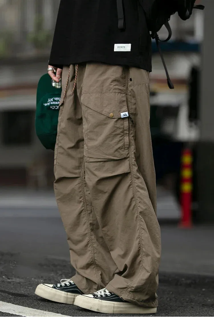 Functional Ripstop Wide Cargo Pants