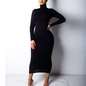 Got Covered Bodycon Long Dress