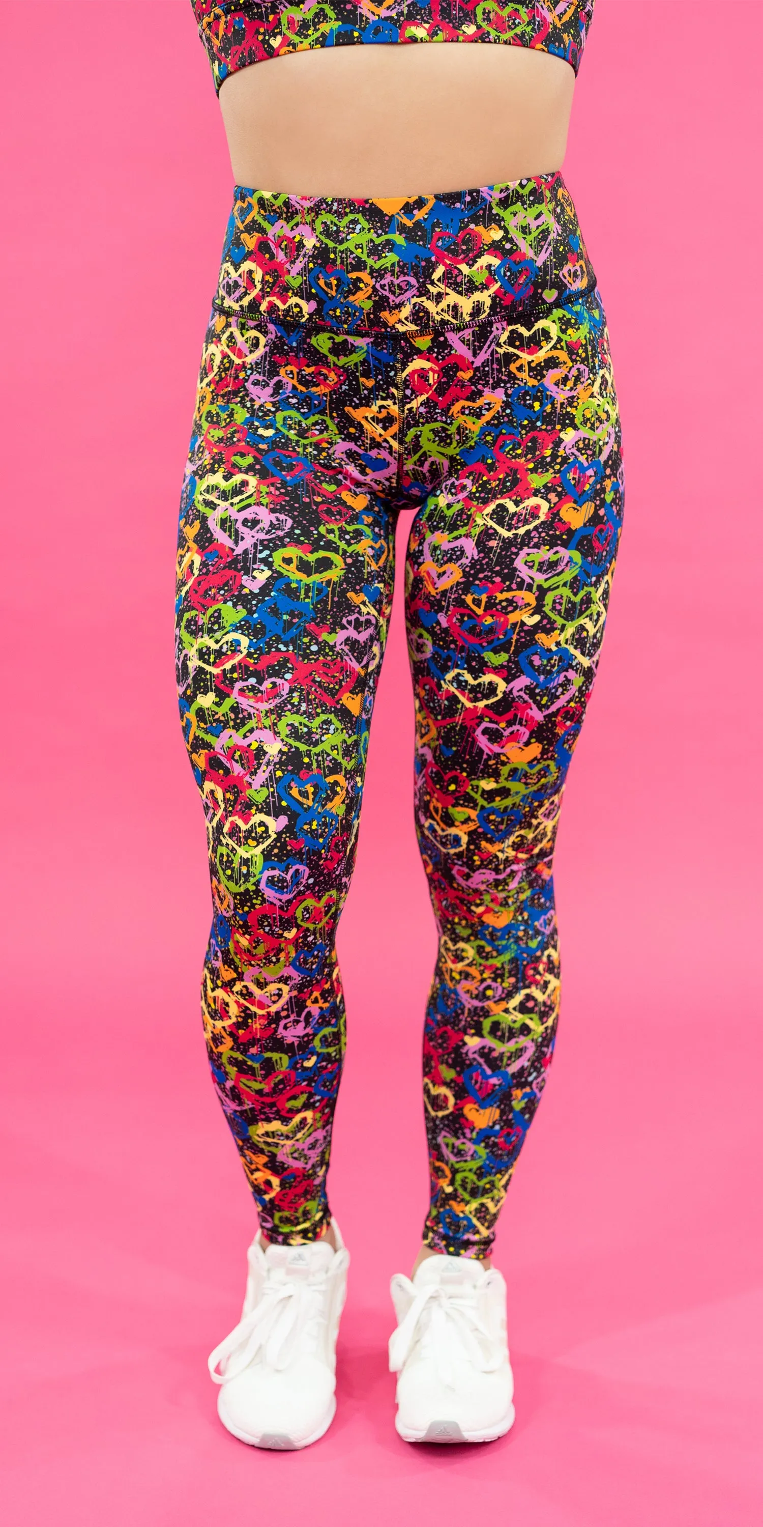 Graffiti Love Black - Legging