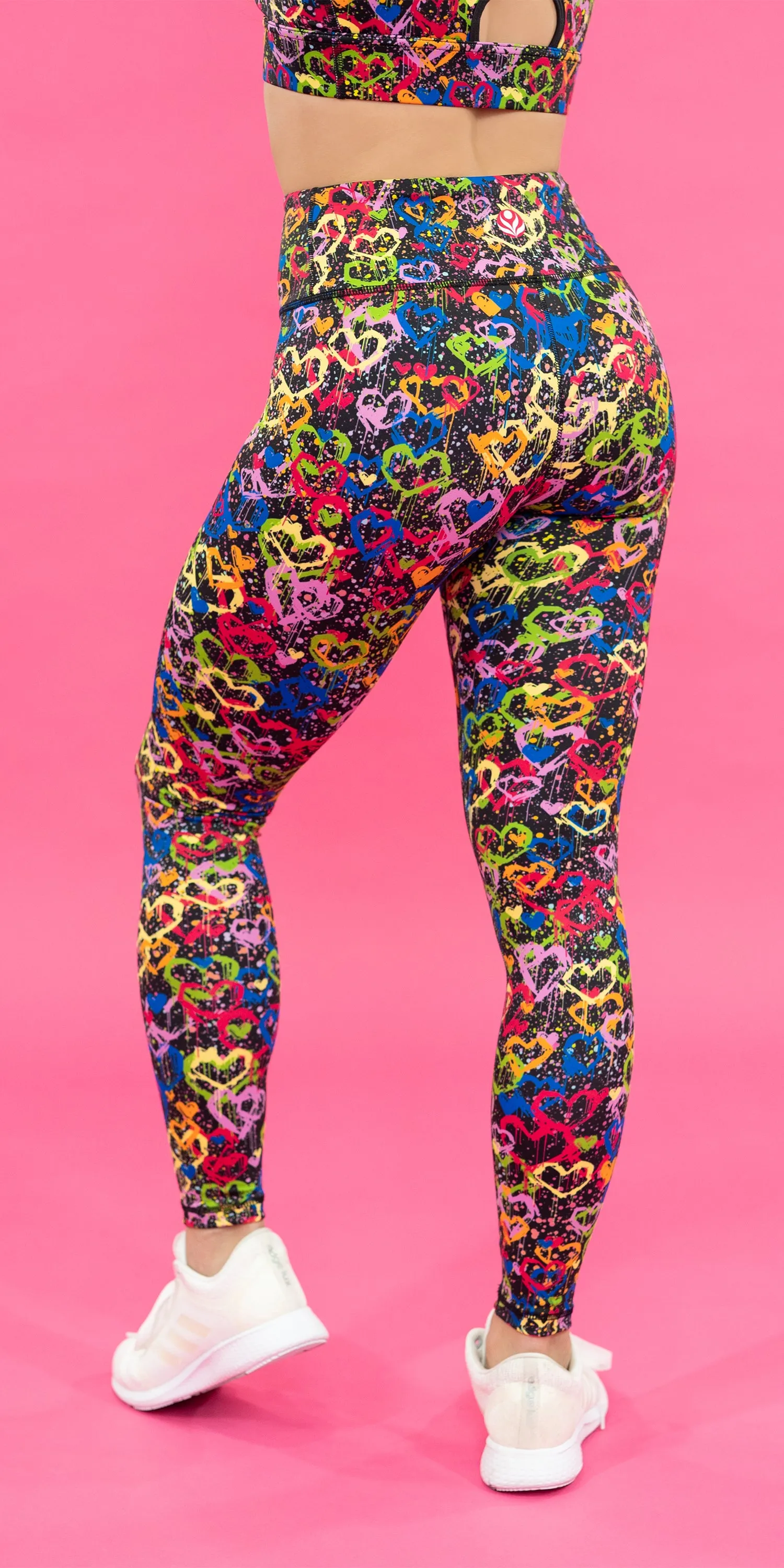 Graffiti Love Black - Legging