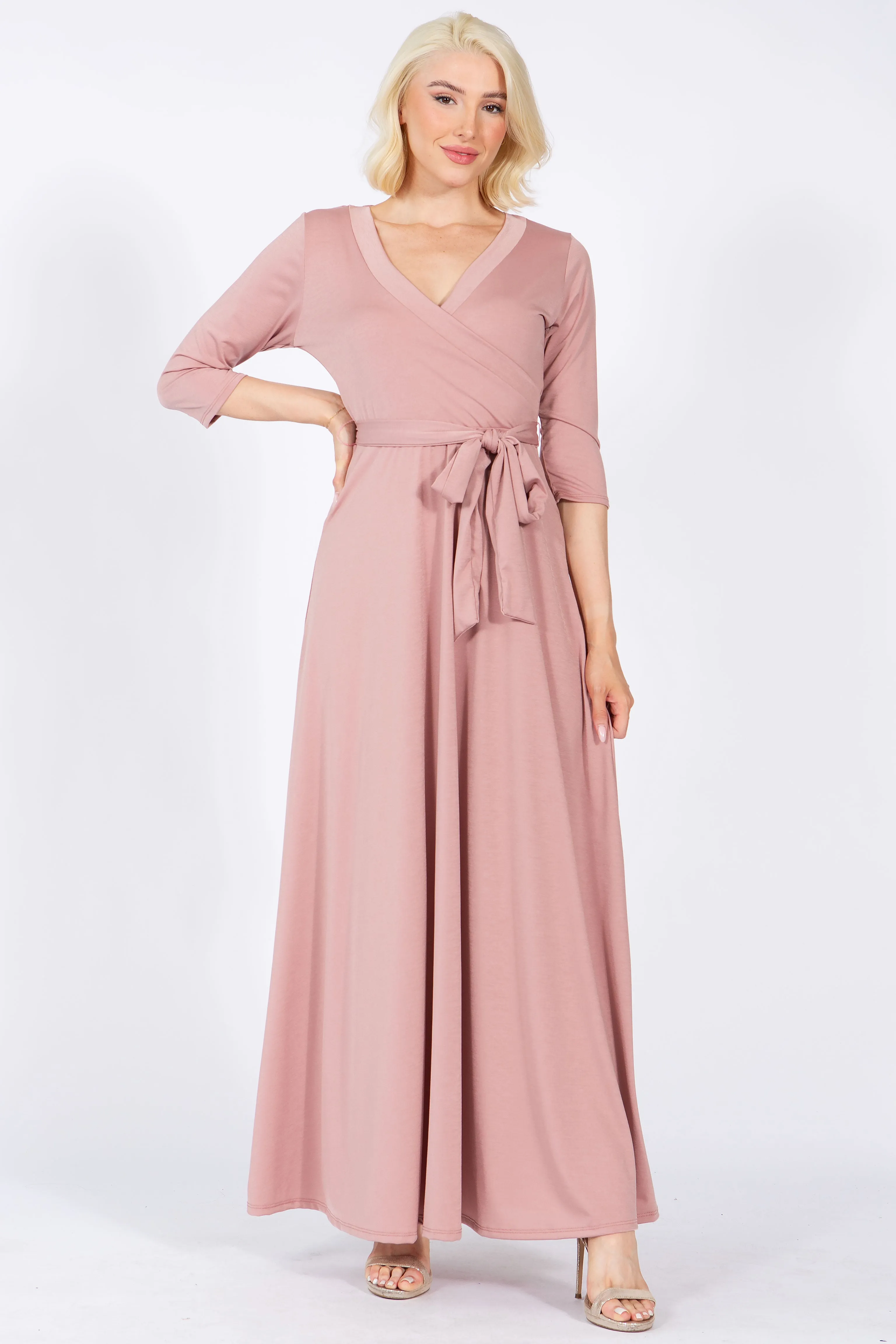 GRETA Wrap Maxi Dress