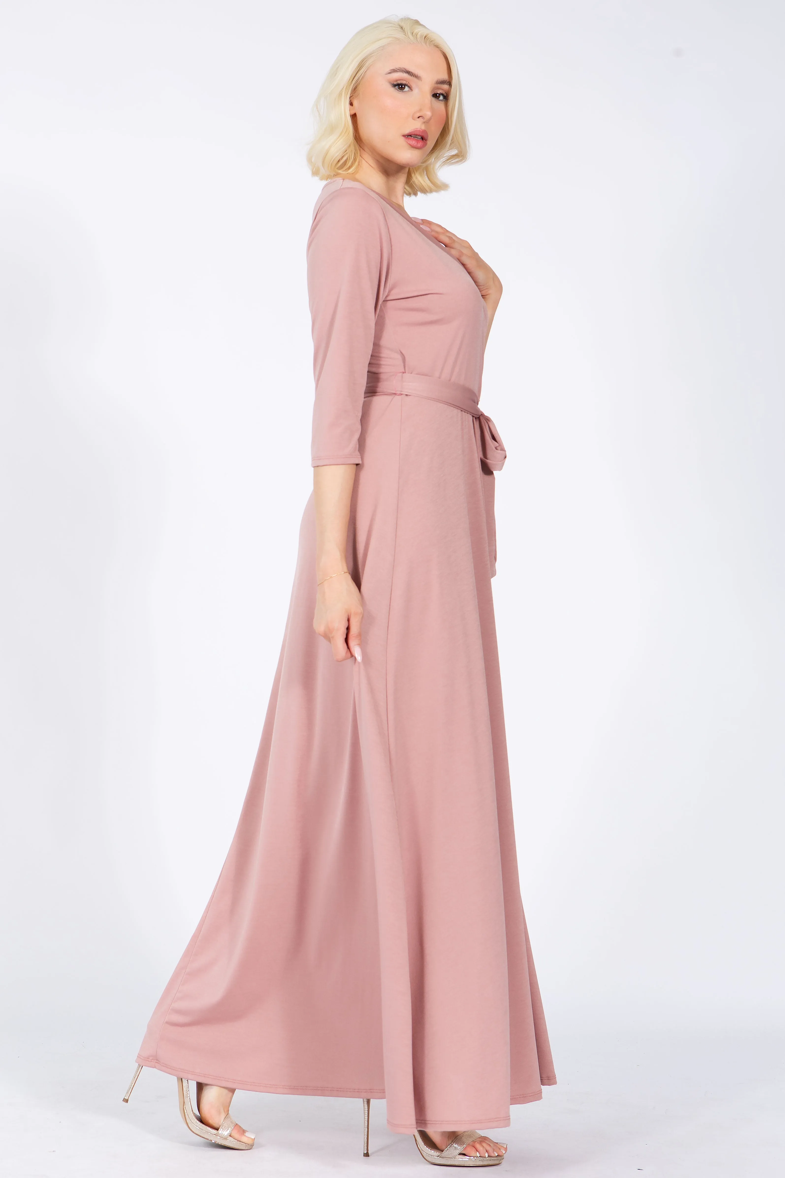 GRETA Wrap Maxi Dress