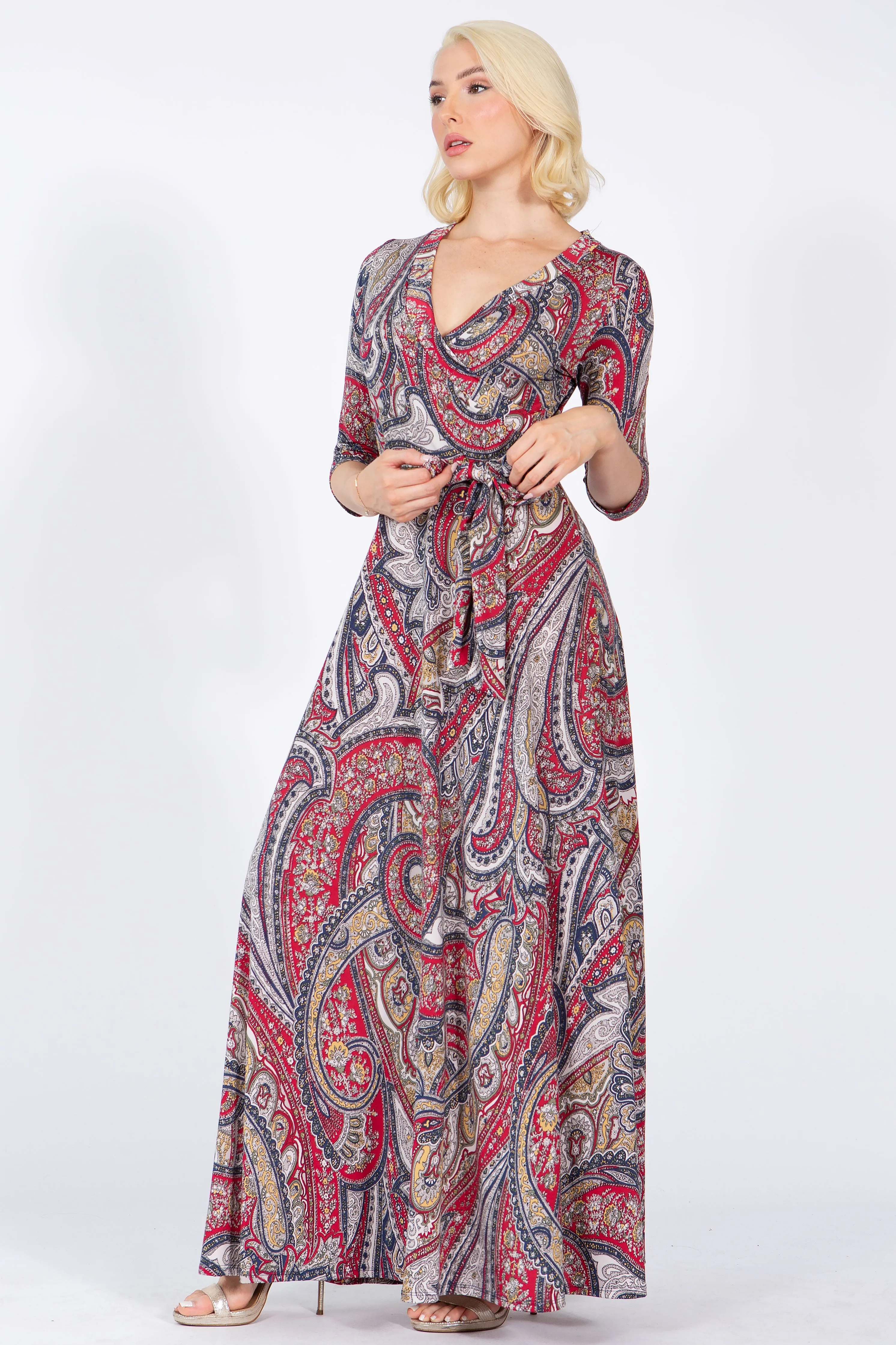 GRETA Wrap Maxi Dress