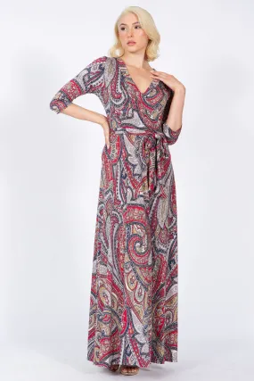 GRETA Wrap Maxi Dress