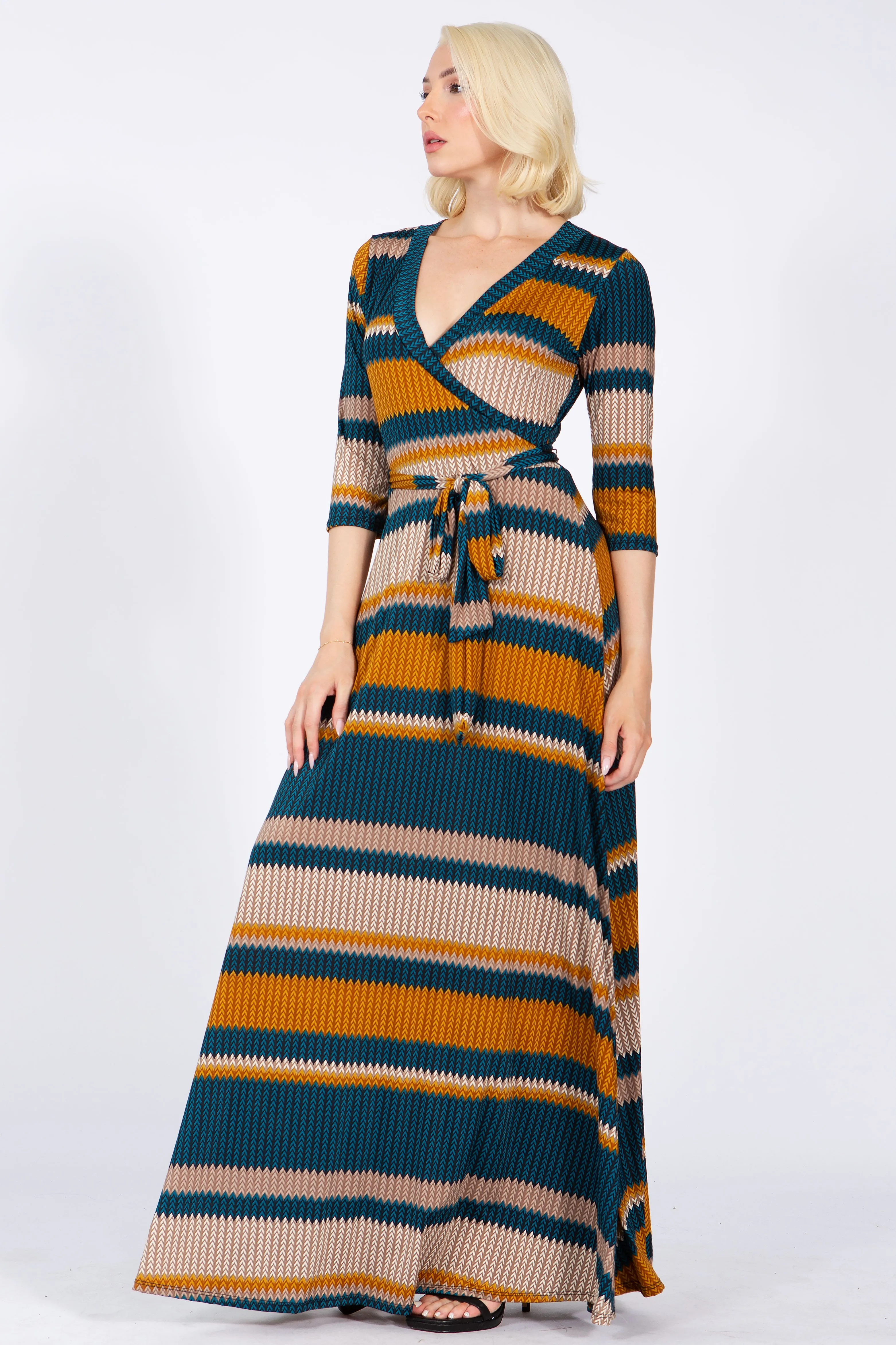 GRETA Wrap Maxi Dress