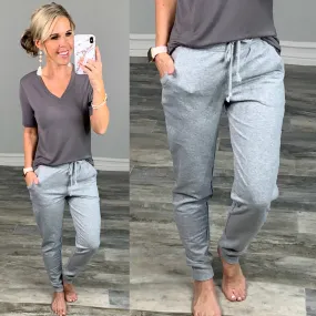 Grey Pocket Joggers