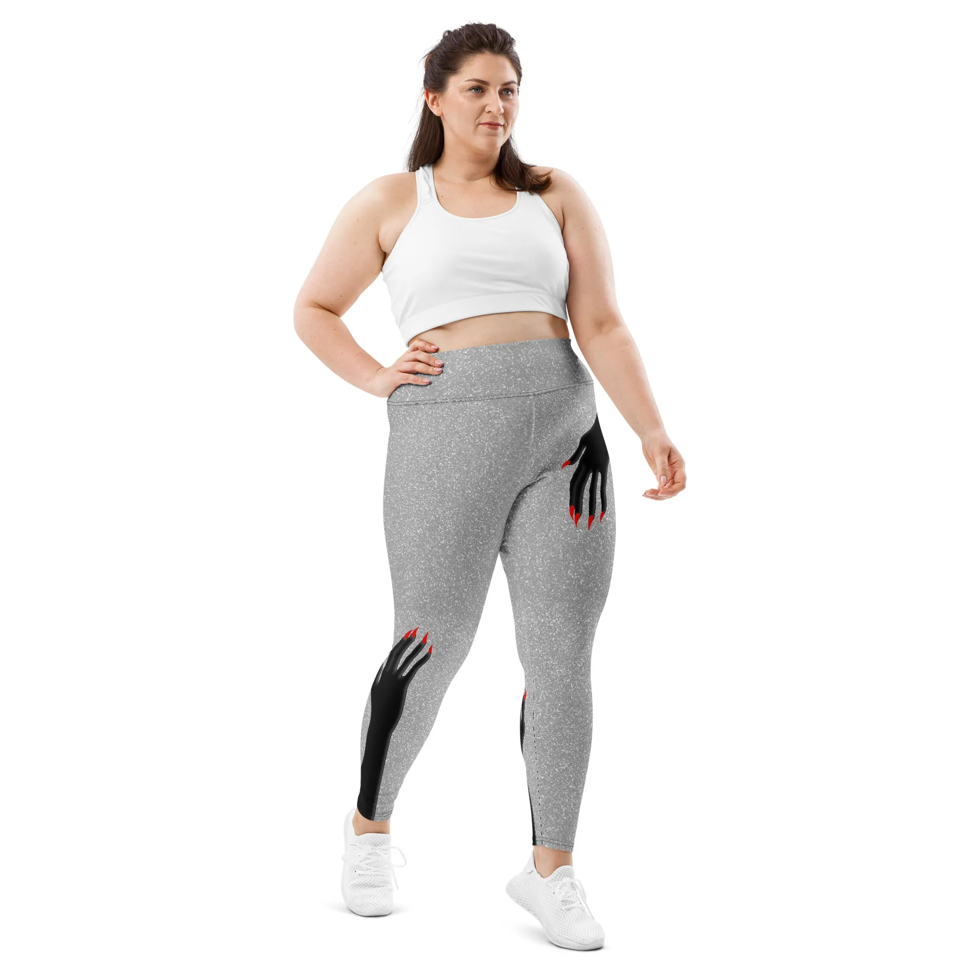 Hand Illusion Plus Size Leggings