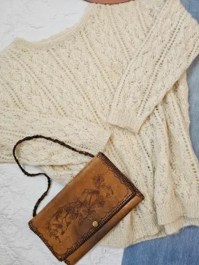 HANDKNIT MOHAIR JUMPER L