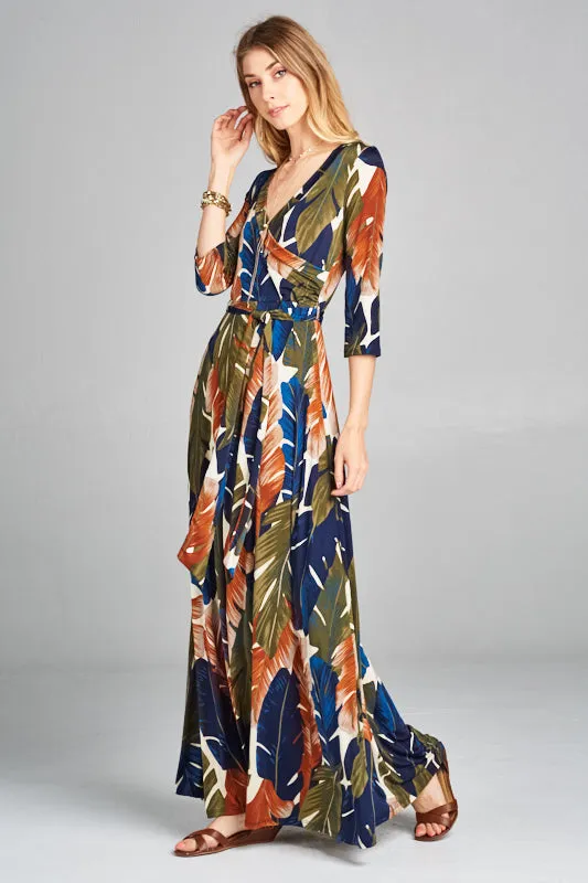 Harvest Flow Venechia Maxi Wrap Dress