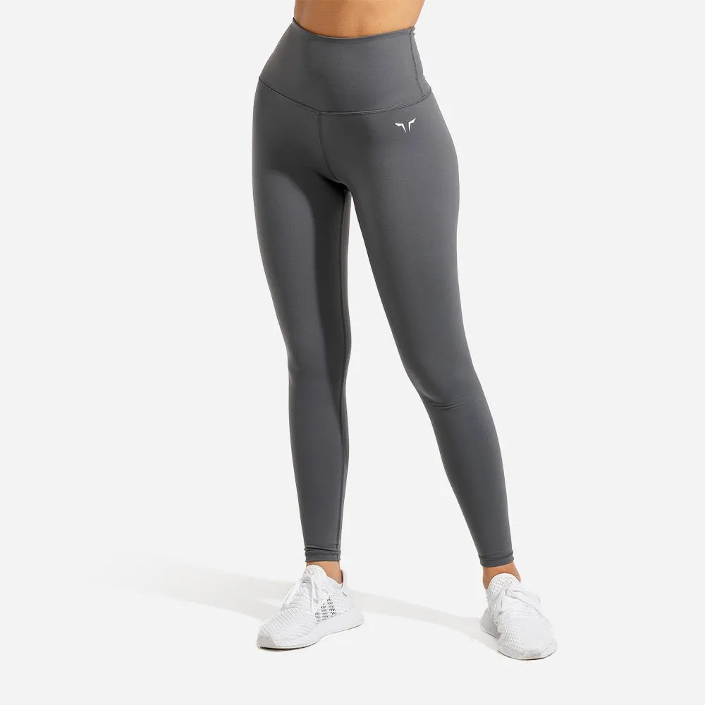 Hera High-Waisted Leggings - Charcoal