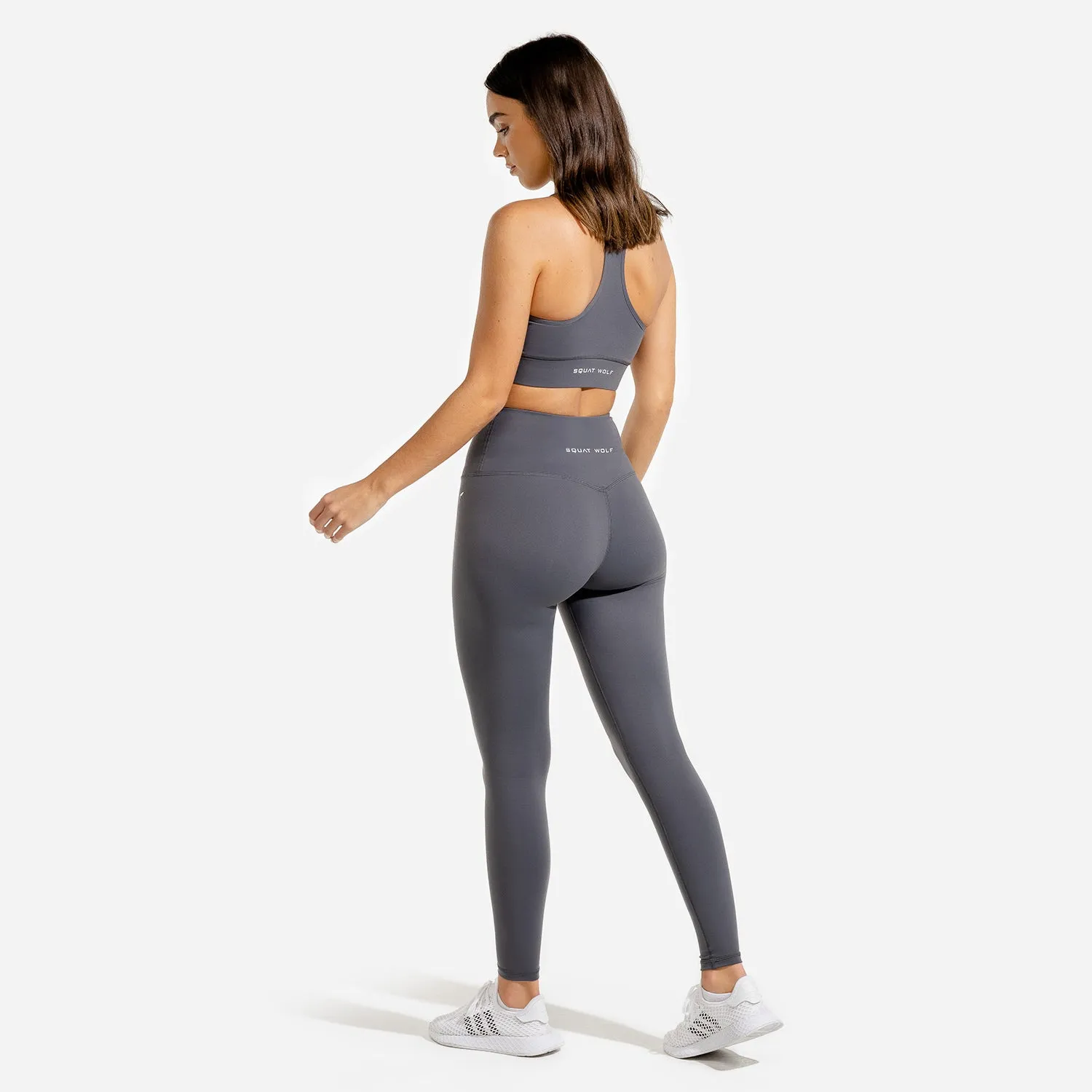 Hera High-Waisted Leggings - Charcoal