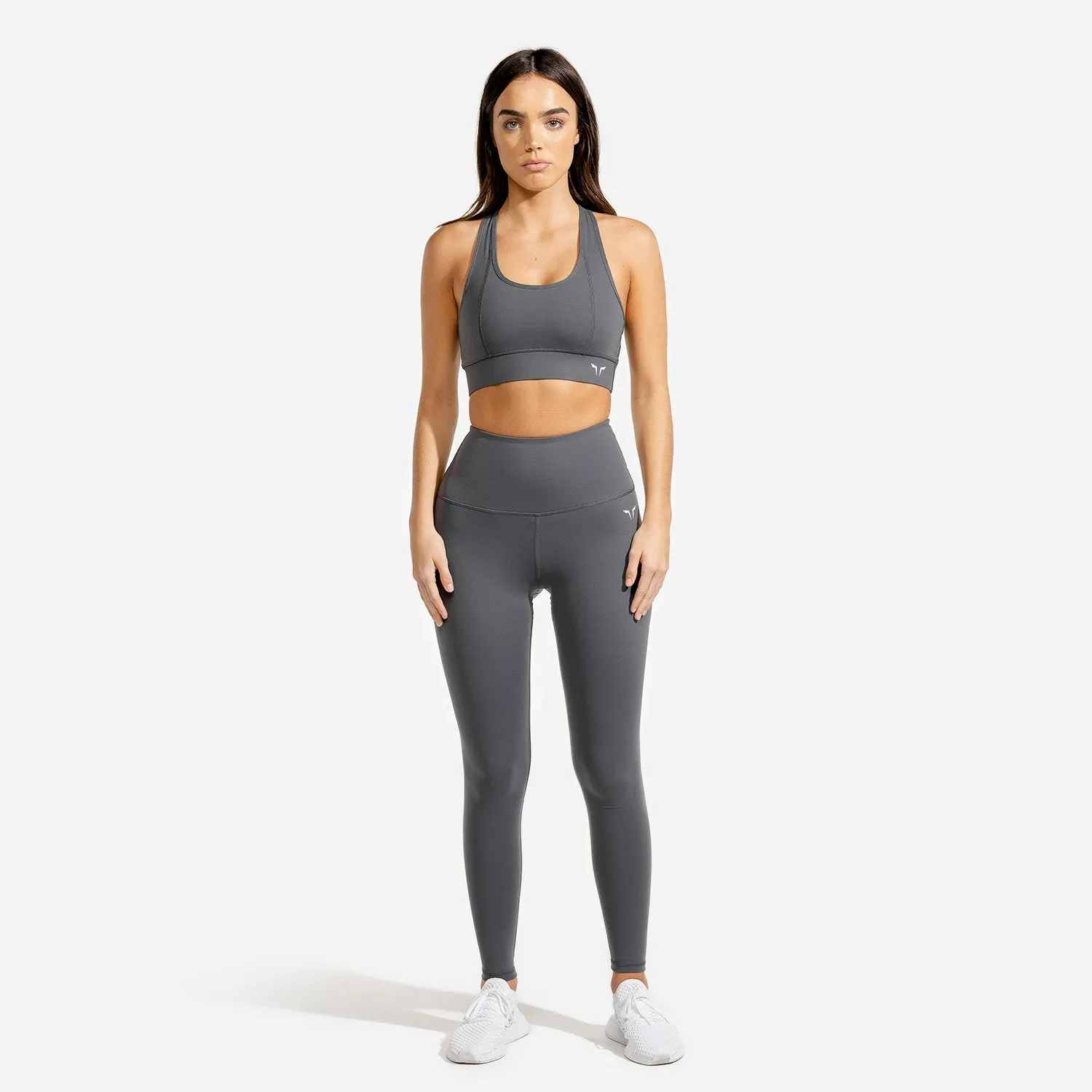 Hera High-Waisted Leggings - Charcoal