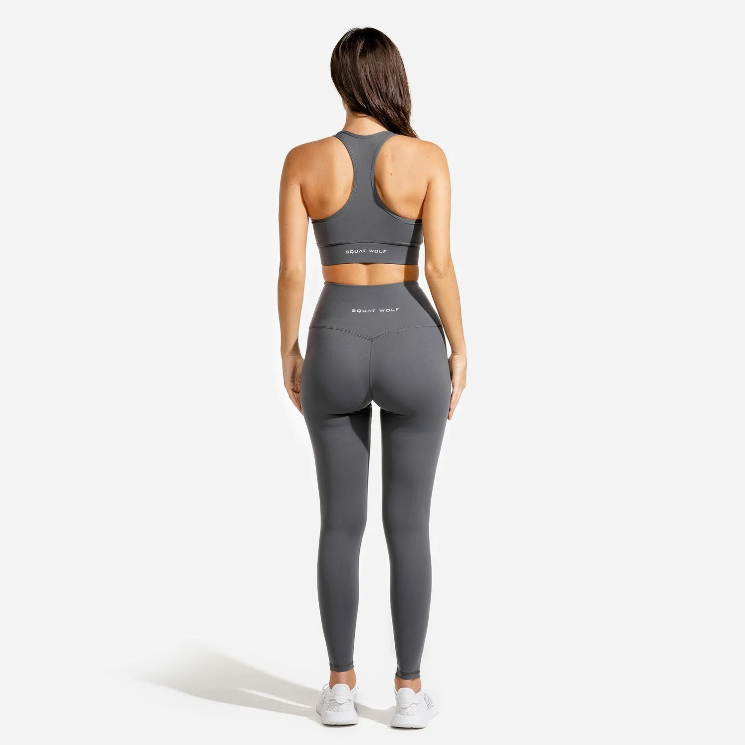 Hera High-Waisted Leggings - Charcoal