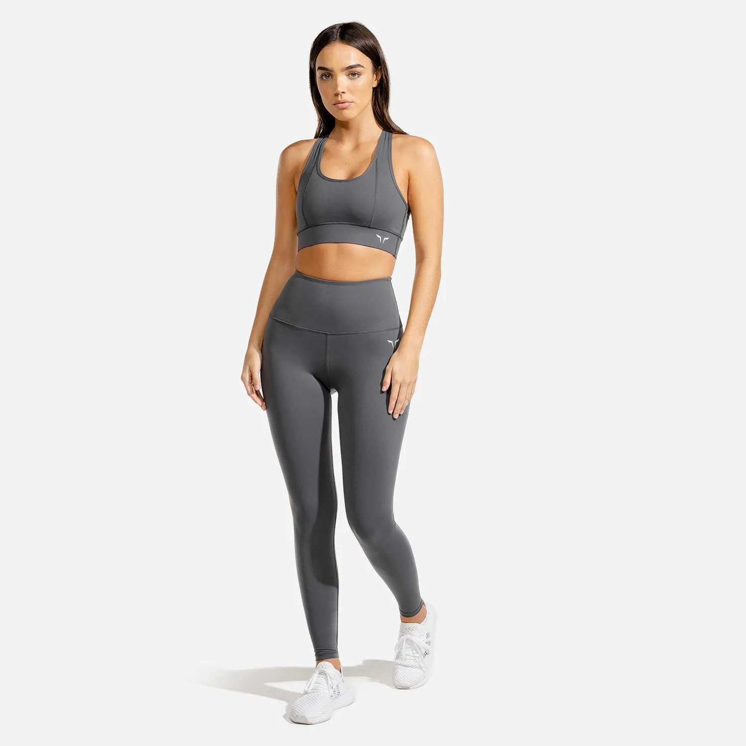 Hera High-Waisted Leggings - Charcoal