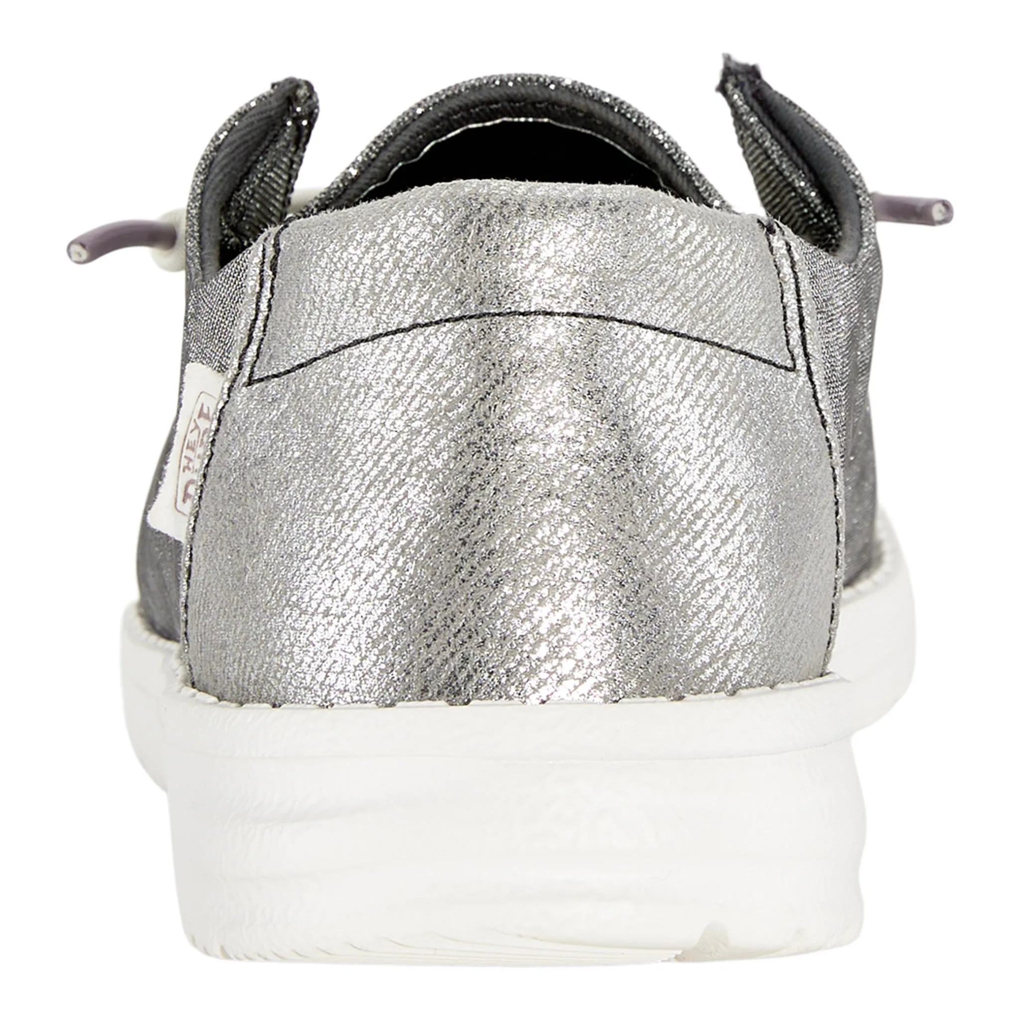 Hey Dude Women's Wendy Metallic Sparkle Charcoal