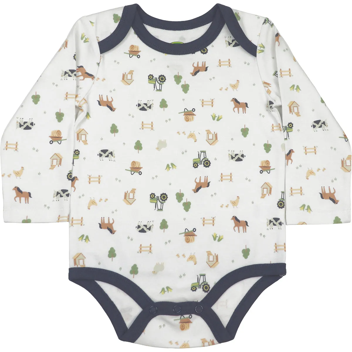 Infant 2-Piece Long-Sleeve Farmland Bodysuit & Pant Set J4S544BN